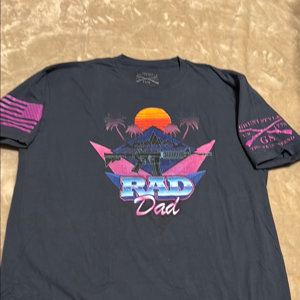 Grunt Style Short Sleeve Tees - Black, Gray, Blue - Picture 2 of 6